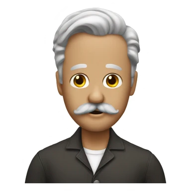 take the moustache away sticker