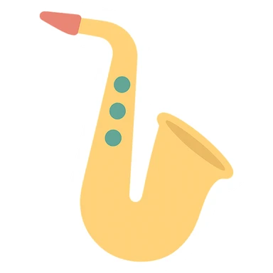 saxophone sticker