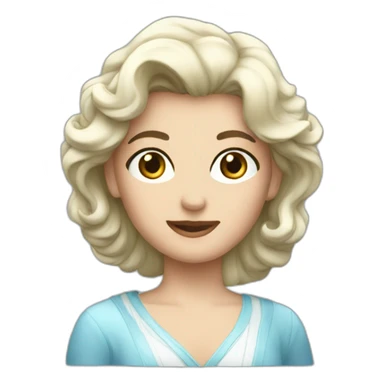 Diana treating sticker