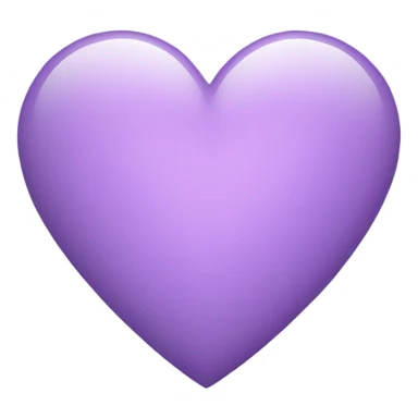 Light purple hart sticker