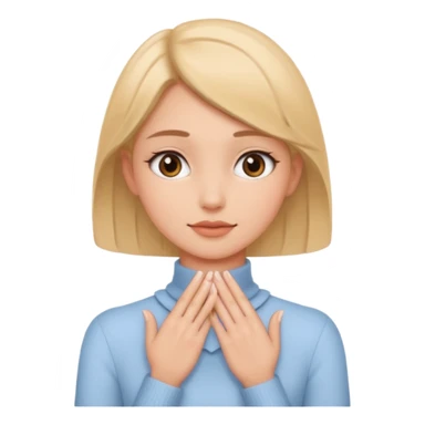 girl with hands around her neck  sticker