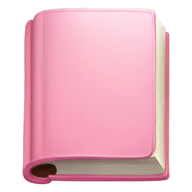 Pastell pink Book open sticker