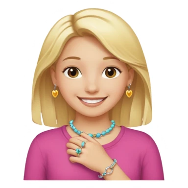 Charm Bracelet Girl sticker