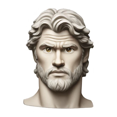 chris hemsworth greek sculpture sticker