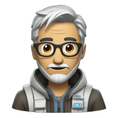 wheatley from portal sticker