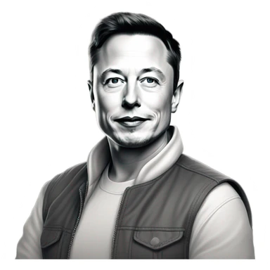 Elon musk in Russia sticker