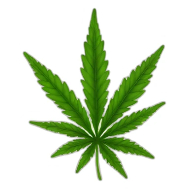 ganja strain sticker