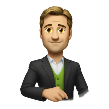 big Zelenskyi stay near Shrek sticker