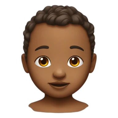 bébé avec grosses joues sticker