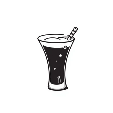 vaso de calimocho hand drawn doodle sticker