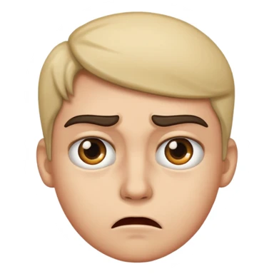 Disgusted dirty look  sticker