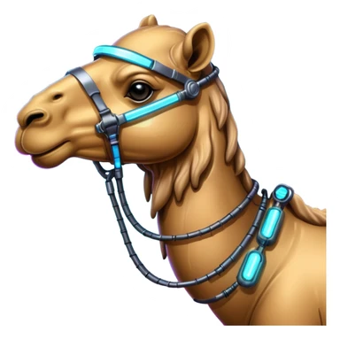 cyberpunk camel sticker