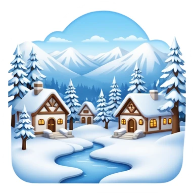Winter wonderland sticker