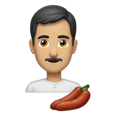 Pedro Sanchez eat chorizo sticker