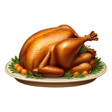 Christmas turkey sticker