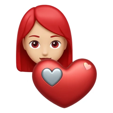 magnet pulling a small heart sticker