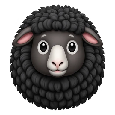 Black sheep mean sticker