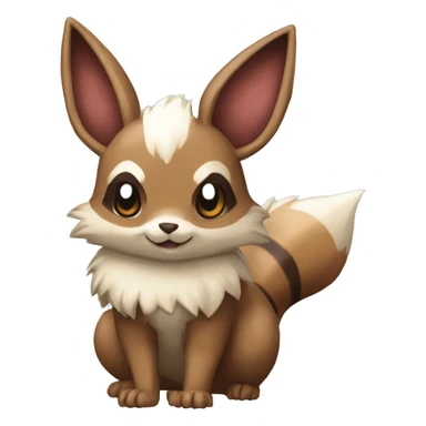 Furret Eevee Zigzagoon sticker