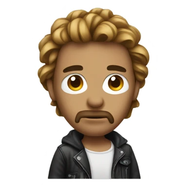 Hard rock emoji sticker