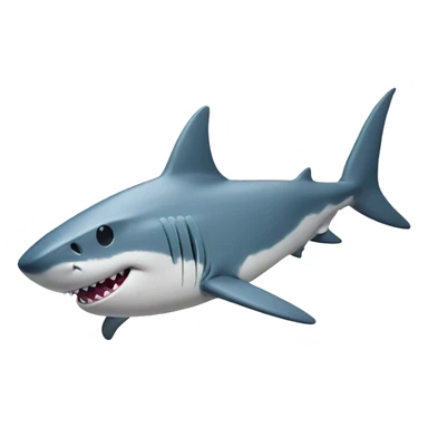 Shark wearing sunglasses sticker