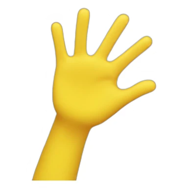 yellow-smile-like-hand sticker