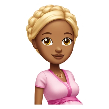 Pregnant barbie in labor sticker