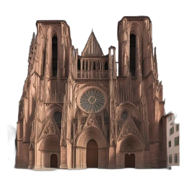 cathedrale de Strasbourg sticker
