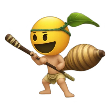 berimbau capoeira sticker