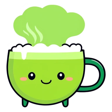 Matcha sticker