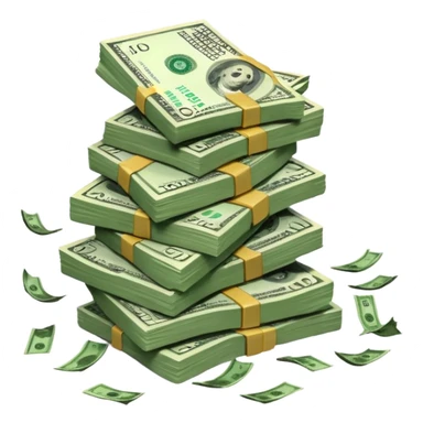 Falling value of the dollar sticker