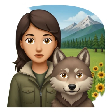 Mach mir chechen mit wolf sticker