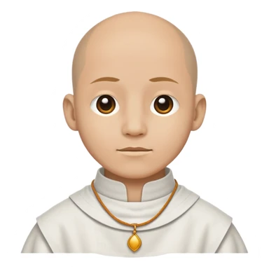 monk's collar sticker