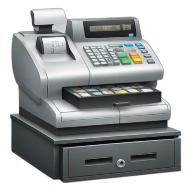 Cash register sticker