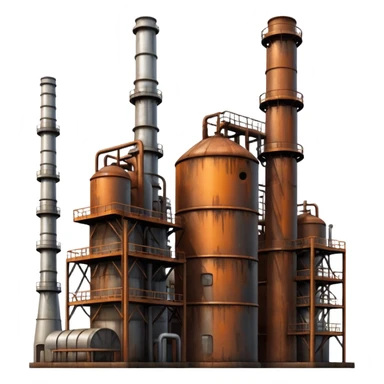 oil refinery sticker