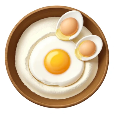 baking ingredients before preparation sticker