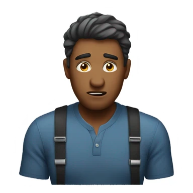 a man complaining a lot sticker