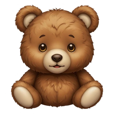 Genius teddy bear sticker