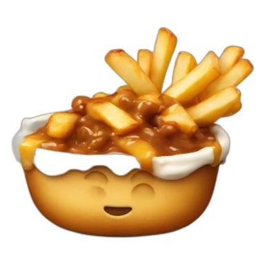 poutine avec tabon sticker