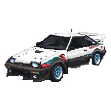 Toyota AE86 drift car sticker