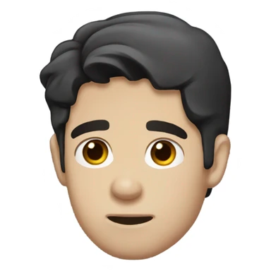 Jim Halpert with dark hair sticker