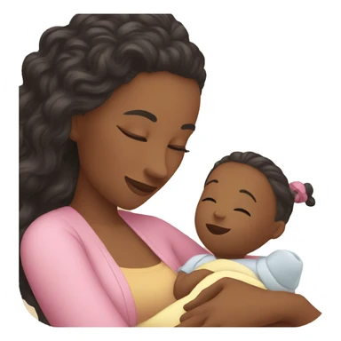 nursuring loving woman sticker