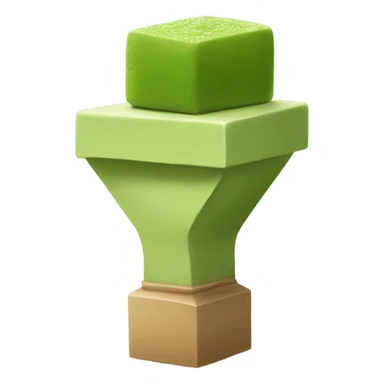 Green matcha and Yoga Block sticker