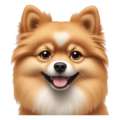 pink pomeranian sticker