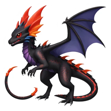 Nargacuga-Noivern-Salandit-fusion (full body) sticker