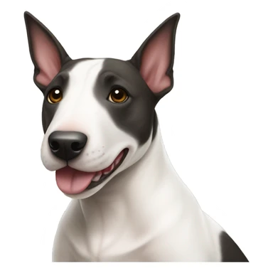 Bull terrier and Lexus Lfa sticker