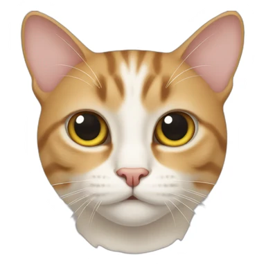 Cat without eyes  sticker