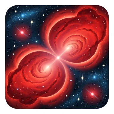 space in base red color   sticker