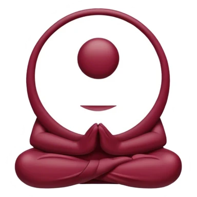 Zen data Burgundy  sticker