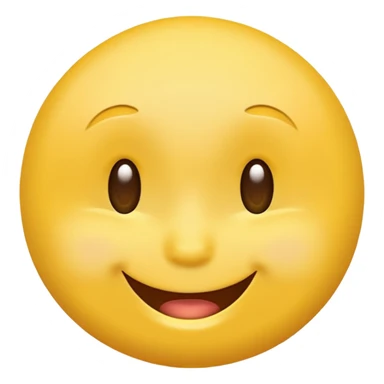 Emoji, yellow round winking face sticker