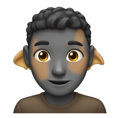 holding ears in sticker